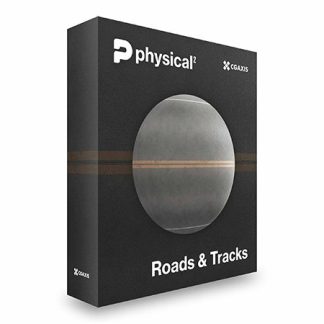 CGAxis Roads PBR Textures Collection Volume 24