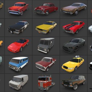 Cubebrush - American Cars Ultimate Collection
