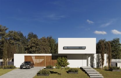 Modern villa 3Dmax model 01