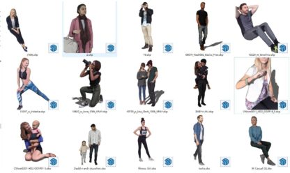 Sketchup people 3d models