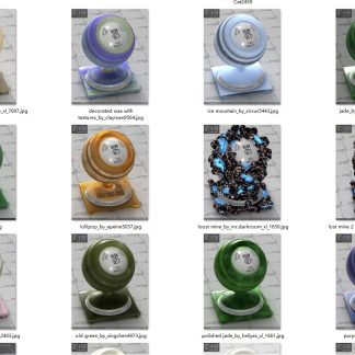 Vray-Materials 19 SSS Special material presets