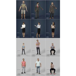 gobotree people – 82 people 3D Models