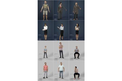 gobotree people – 82 people 3D Models