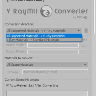 Maxtools V-RayMtl Converter v3.97 for 3ds Max 2013 - 2020 Crack Version