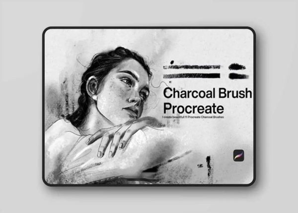 free charcoal brushes procreate