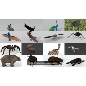30-forest-animals-super-pack-3d-model