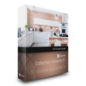 3D Kitchen Appliances – CGAxis Models Volume 61