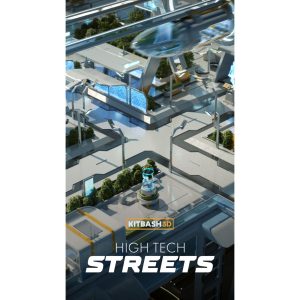 Kitbash3D – Props High Tech Streets