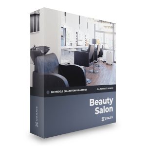 CGAxis Beauty Salon 3DModels Collection Vol101