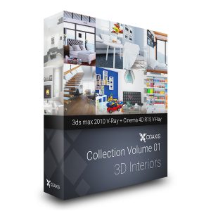 CGAxis Collection Volume 1 3D Interiors