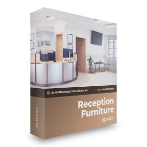 CGAxis Models Volume 102 Reception Furniture