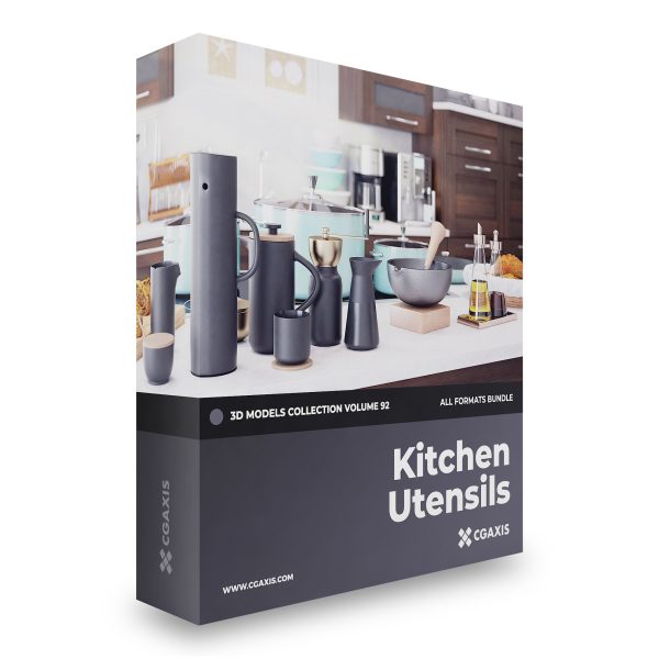 CGAxis Models Volume 92 Kitchen Utensils