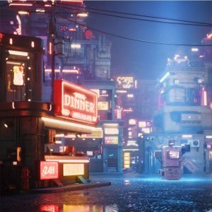 KitBash3D Cyber Streets