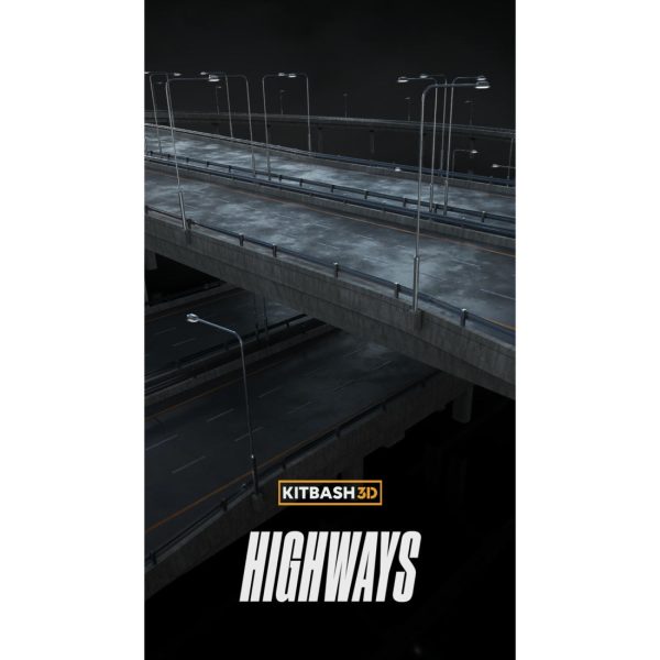 Kitbash3d - Props Highways