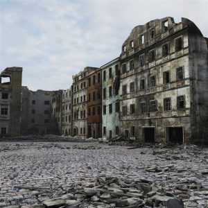Ruined City Warsaw WW2 1945 3D-Models